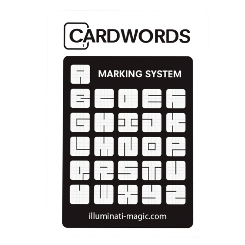 CardWords, NFC/RFID Deck| Illuminati Magic